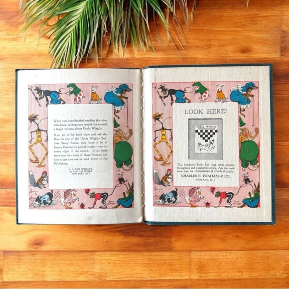 VINTAGE 1930 Uncle Wiggily’s Funny Auto by Howard R. Garis - Picture 7 of 8